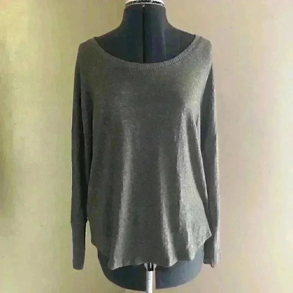 No Boundaries Olive Green Military Green Pullover sweater womens large - Picture 3 of 7
